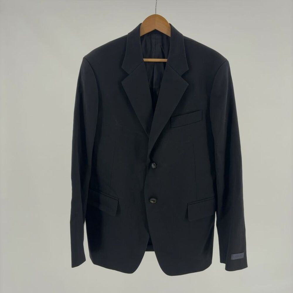 Lanvin Single Breasted Boxy Wool Jacket